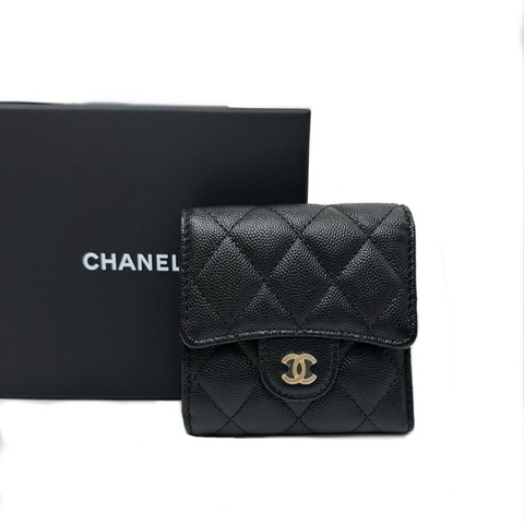 Chanel AP0712 Caviar Wallet 牛皮荔枝短銀包