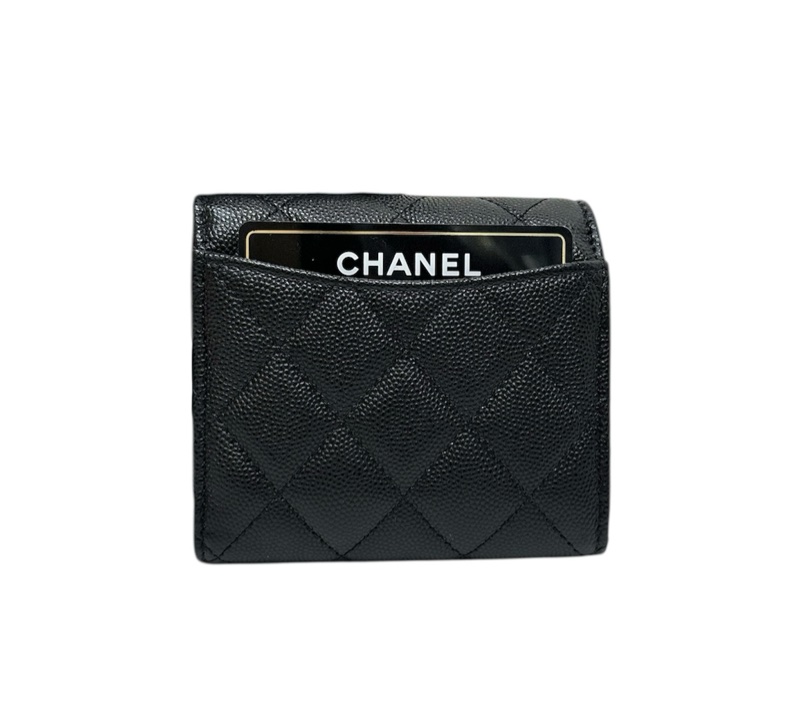 Chanel AP0712 Caviar Wallet 牛皮荔枝短銀包-1