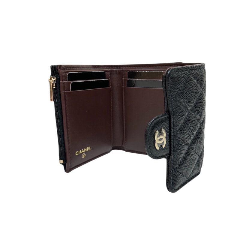 Chanel AP0712 Caviar Wallet 牛皮荔枝短銀包-4