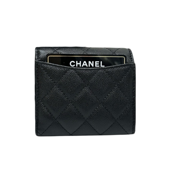 Chanel AP0712 Caviar Wallet 牛皮荔枝短銀包-6