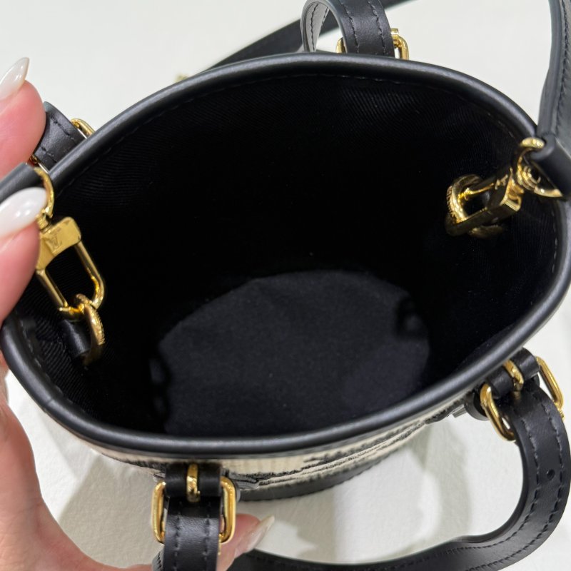Louis Vuitton - Nano Bucket 帆布編織手提斜背水桶包-7