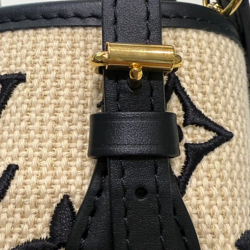 Louis Vuitton - Nano Bucket 帆布編織手提斜背水桶包-13