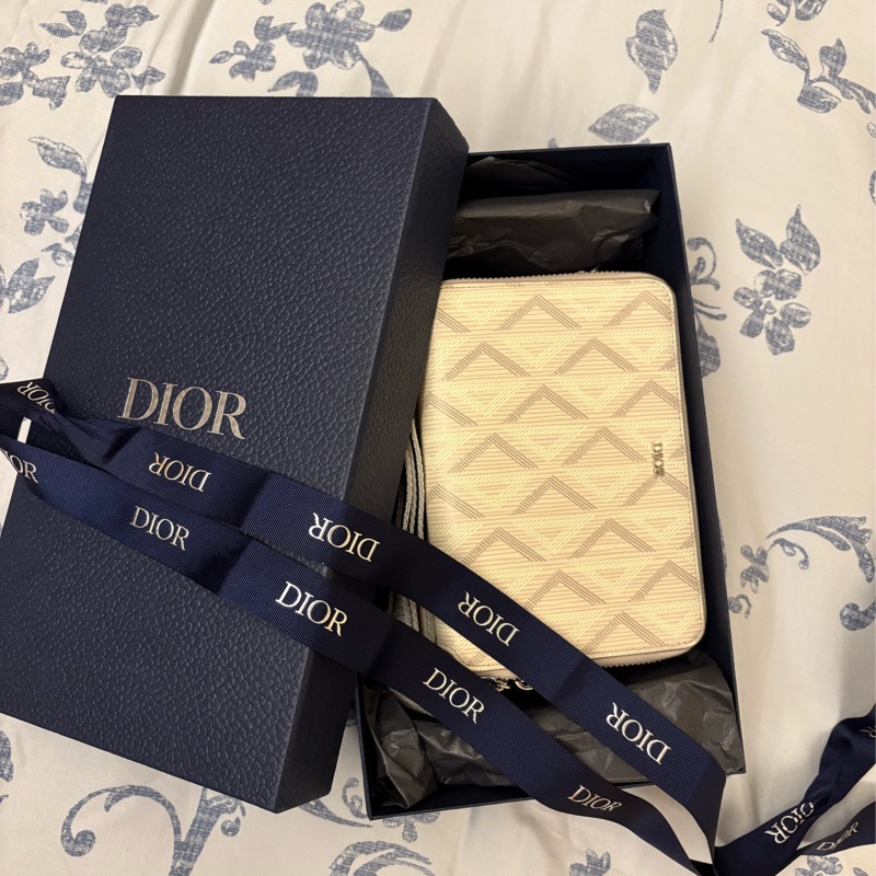 Dior 全新未用 鑽石老花相機包 斜背包 盒子 防塵袋全套-15