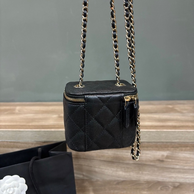 Chanel 香奈兒 魚子醬皮盒子包 全新 全網最低價-3