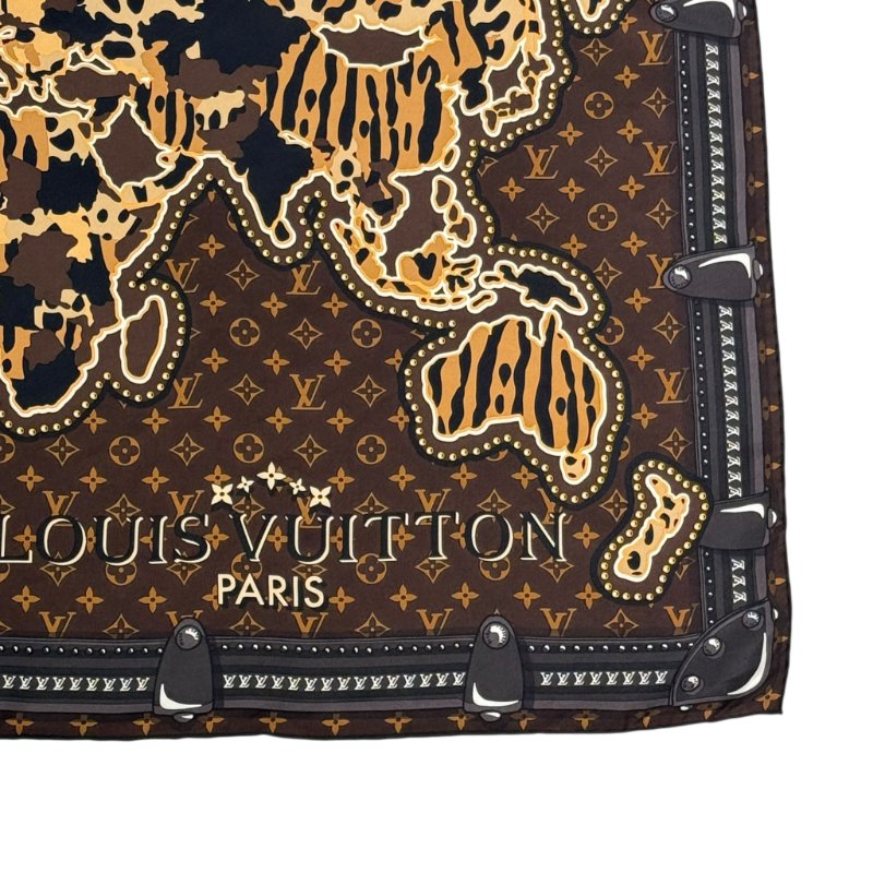 Louis Vuitton - world map絲巾-5