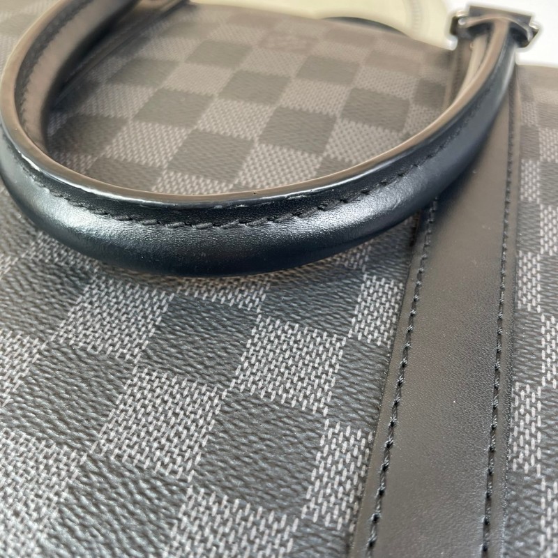 LV路易威登 棋盤格電腦公事包 可拆卸肩帶-10