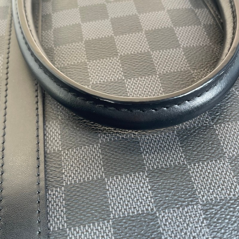 LV路易威登 棋盤格電腦公事包 可拆卸肩帶-11