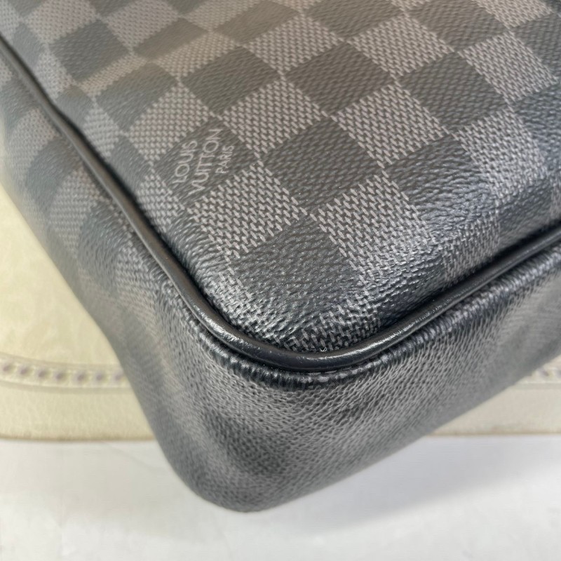 LV路易威登 棋盤格電腦公事包 可拆卸肩帶-17