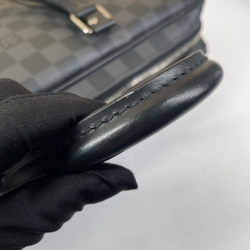 LV路易威登 棋盤格電腦公事包 可拆卸肩帶-24