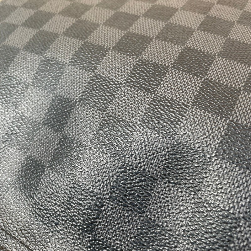 ❤️超甜價❤️LV 黑棋盤格郵差包 斜背包-7