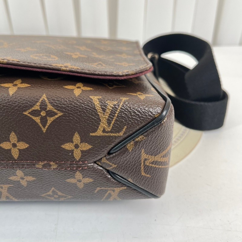 LV路易威登  經典老花郵差包男士斜背包-13