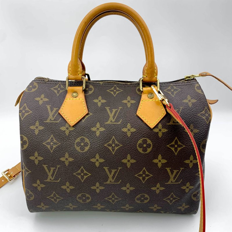 Louis Vuitton 經典老花speedy25，LV，路易威登，波士頓包，旅行包，二手真品，正品，現貨，免運-0