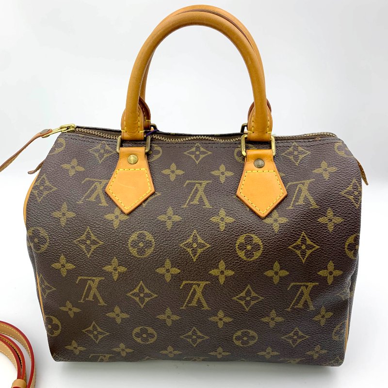 Louis Vuitton 經典老花speedy25，LV，路易威登，波士頓包，旅行包，二手真品，正品，現貨，免運-4