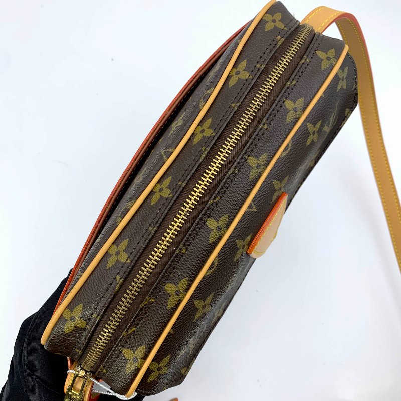 Louis Vuitton 老花蘋果馬鞍包，路易威登，LV，隨身包，相機包，記者包，二手真品，正品，現貨，免運-11