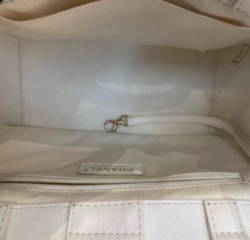 【✨全網最平】96新 31開 Chanel Business Affinity白色 荔枝纹牛皮-6