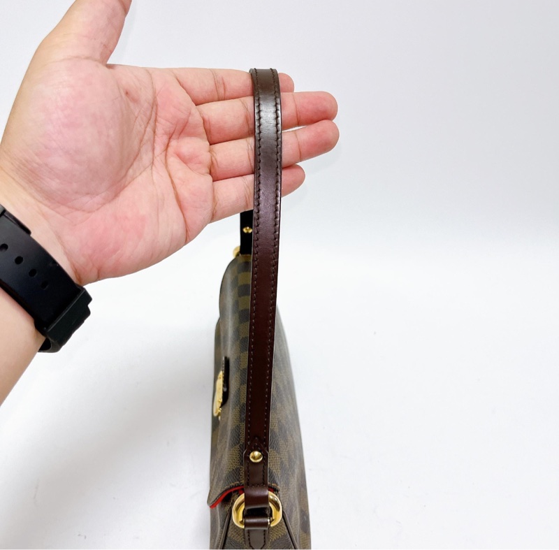 【95%新✨有塵袋】LV Ravello棋盤格推鎖 Hobo腋下包 單肩包-6