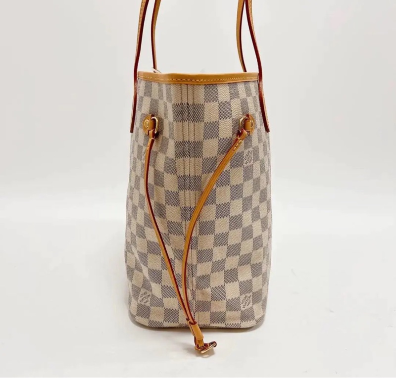 【95%新✨全網最便宜】LV Neverfull 白棋盤格中號-2