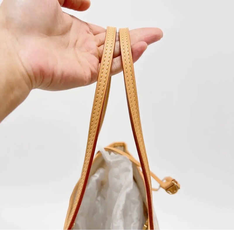 【95%新✨全網最便宜】LV Neverfull 白棋盤格中號-6