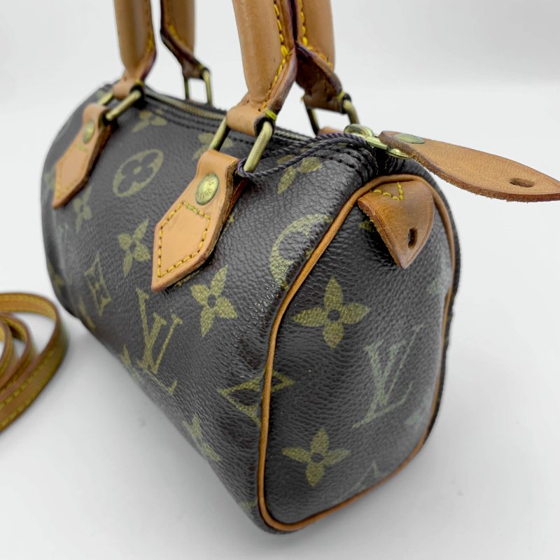 Louis Vuitton 經典老花 迷你speedy Nano，LV，路易威登，mini，二手真品，正品，現貨，免運-1