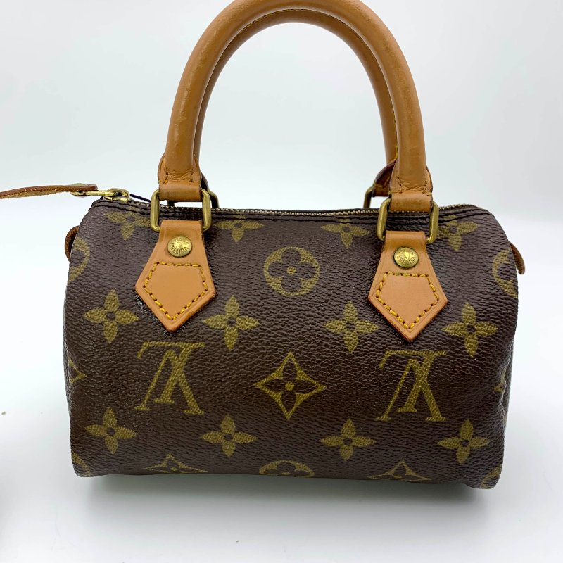 Louis Vuitton 經典老花 迷你speedy Nano，LV，路易威登，mini，二手真品，正品，現貨，免運-4