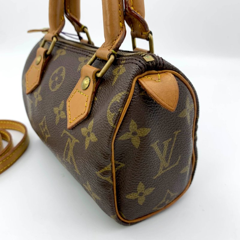 Louis Vuitton 經典老花 迷你speedy Nano，LV，路易威登，mini，二手真品，正品，現貨，免運-5