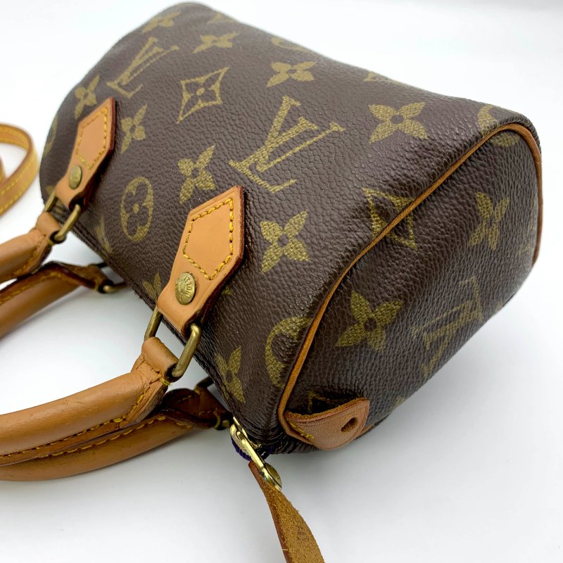 Louis Vuitton 經典老花 迷你speedy Nano，LV，路易威登，mini，二手真品，正品，現貨，免運-24
