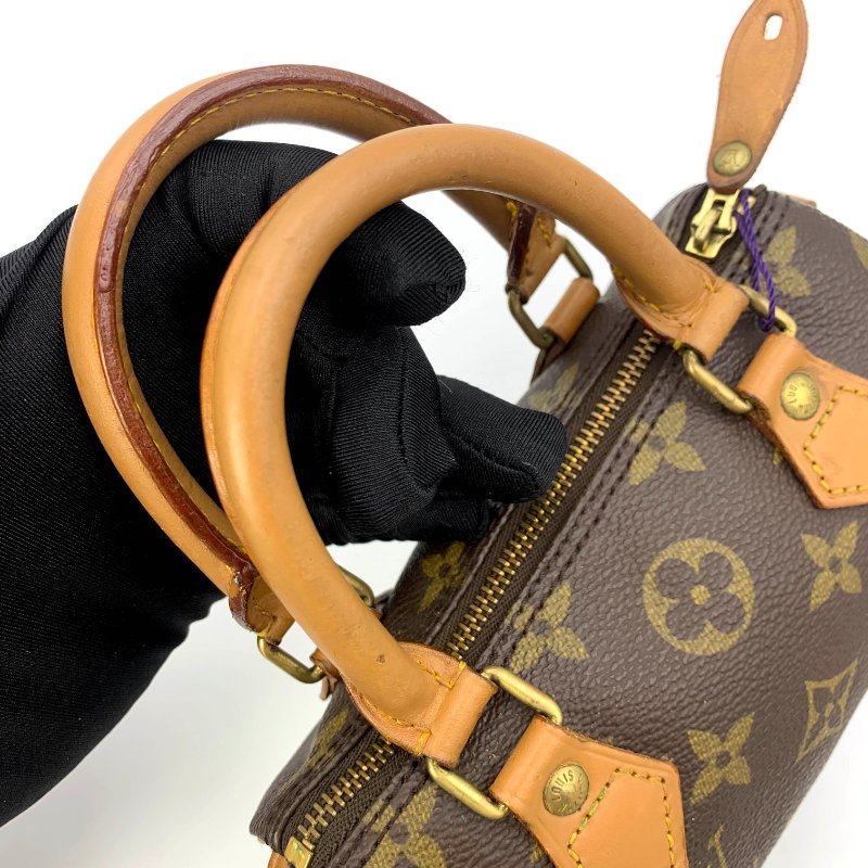 Louis Vuitton 經典老花 迷你speedy Nano，LV，路易威登，mini，二手真品，正品，現貨，免運-26