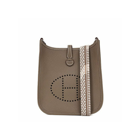 HERMES Etoile Grise Paris Mini Evelyn TPM 16 郵票 H060775CK AB