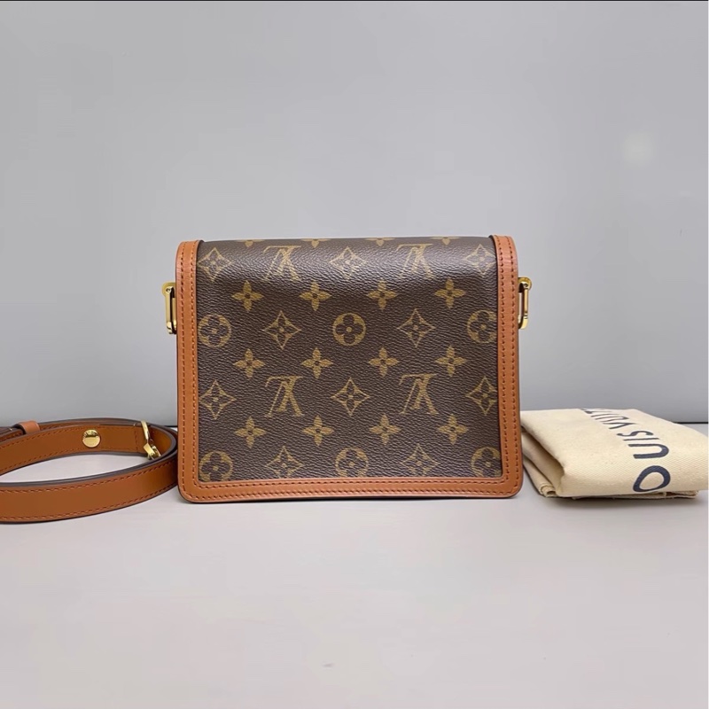 全網最低價😍99新🆕Lv小號dauphine老花達芙妮單肩斜挎包-7