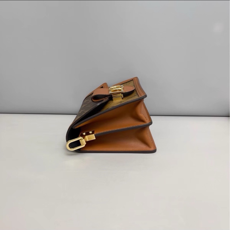 全網最低價😍99新🆕Lv小號dauphine老花達芙妮單肩斜挎包-12