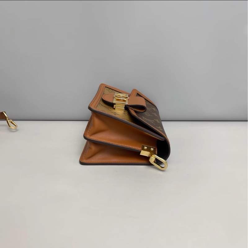 全網最低價😍99新🆕Lv小號dauphine老花達芙妮單肩斜挎包-13