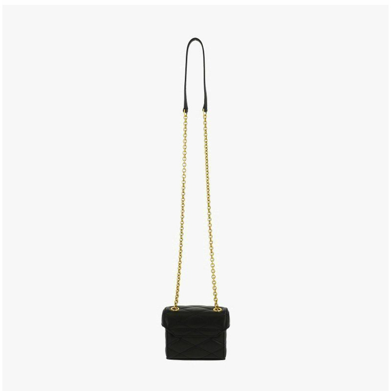 SAINT LAURENT Cassandra Monogram Quilted Micro Box Chain 女士單肩包 766793 1EL07 1000-6