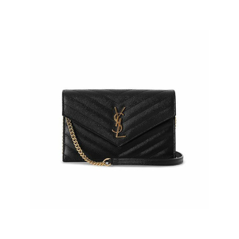 SAINT LAURENT Cassandra 信封鏈女士斜背包 742920 BOW01 1000