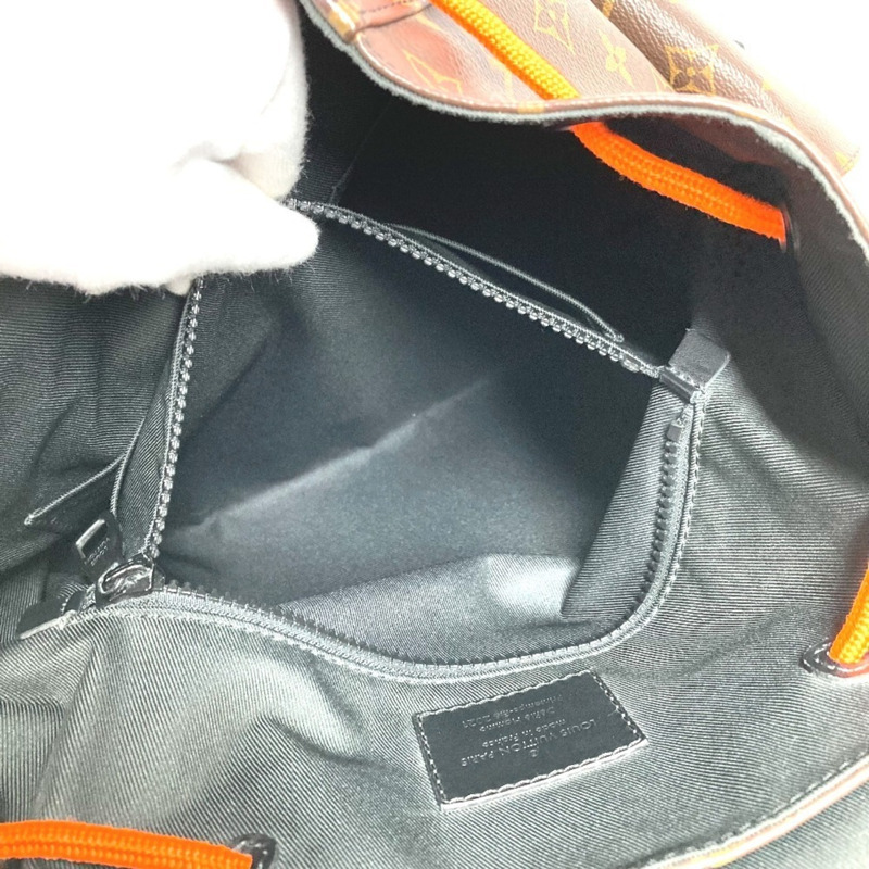 路易威登 M45617 Monogram LV Friend Virgil Abloh Christopher PM 雙肩包，男士，棕色-10