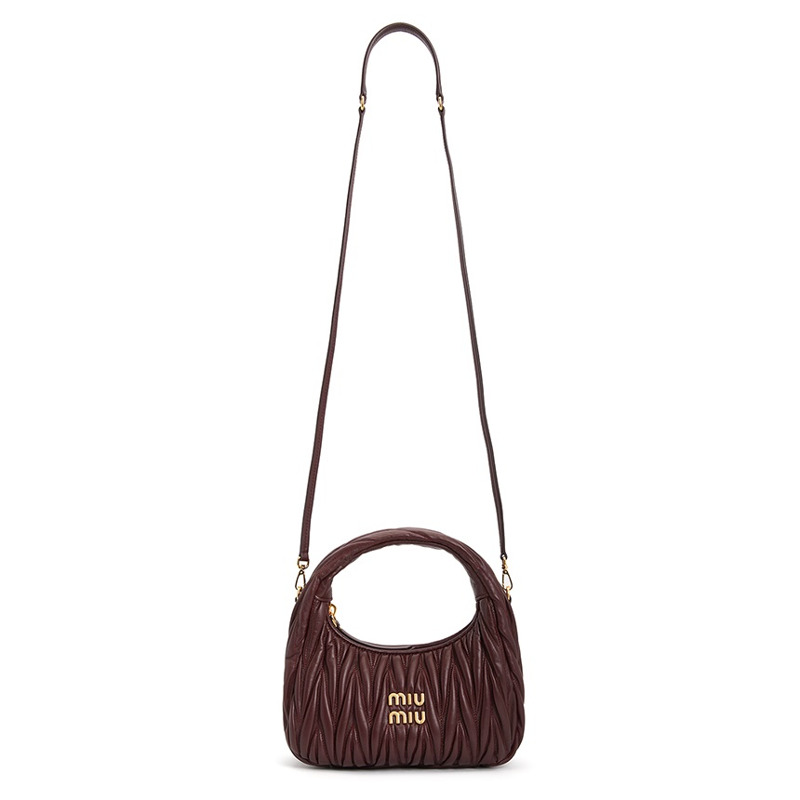 MIU MIU Wander Materasse 女士單肩包 5BC125 AN88 F0007 OOY-6