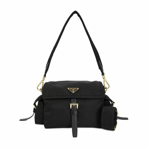 PRADA 探索中型尼龍女士單肩包 1BD394 RDLN F0002 NOO