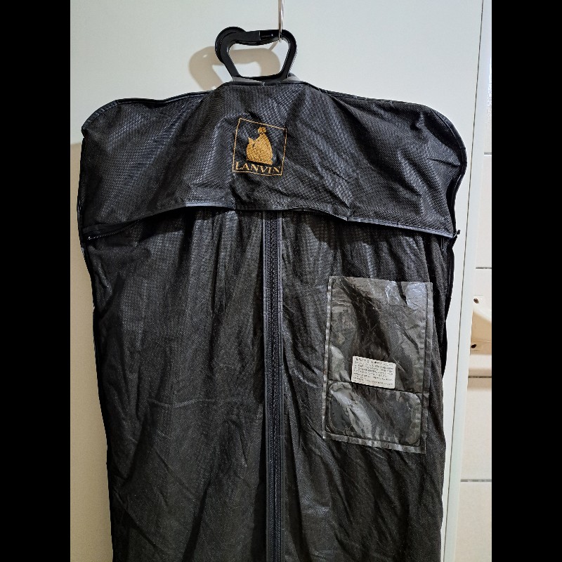 XL/近新極美/原價18萬/二手LANVIN /時尚男神長大衣/羊絨/深灰色-23