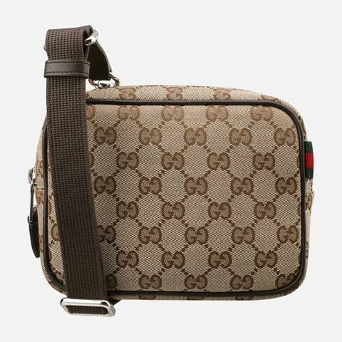 GUCCI GG帆布迷你斜背包 834268