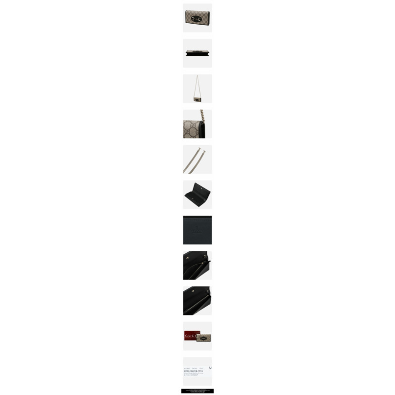 GUCCI 5F 馬銜扣 1955 鏈條迷你斜背包 深棕色 621892 FAD6L 9741-2