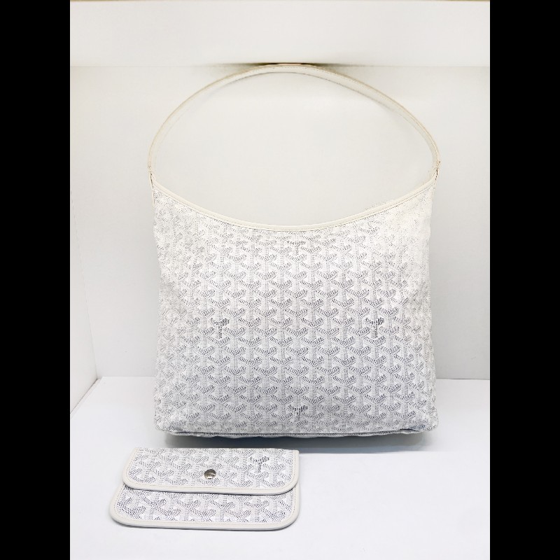Goyard 白色滿印老花Hobo 肩背包-1