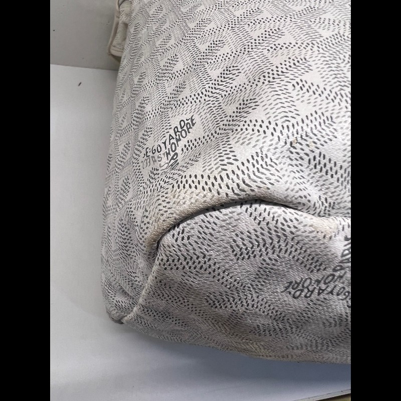 Goyard 白色滿印老花Hobo 肩背包-8