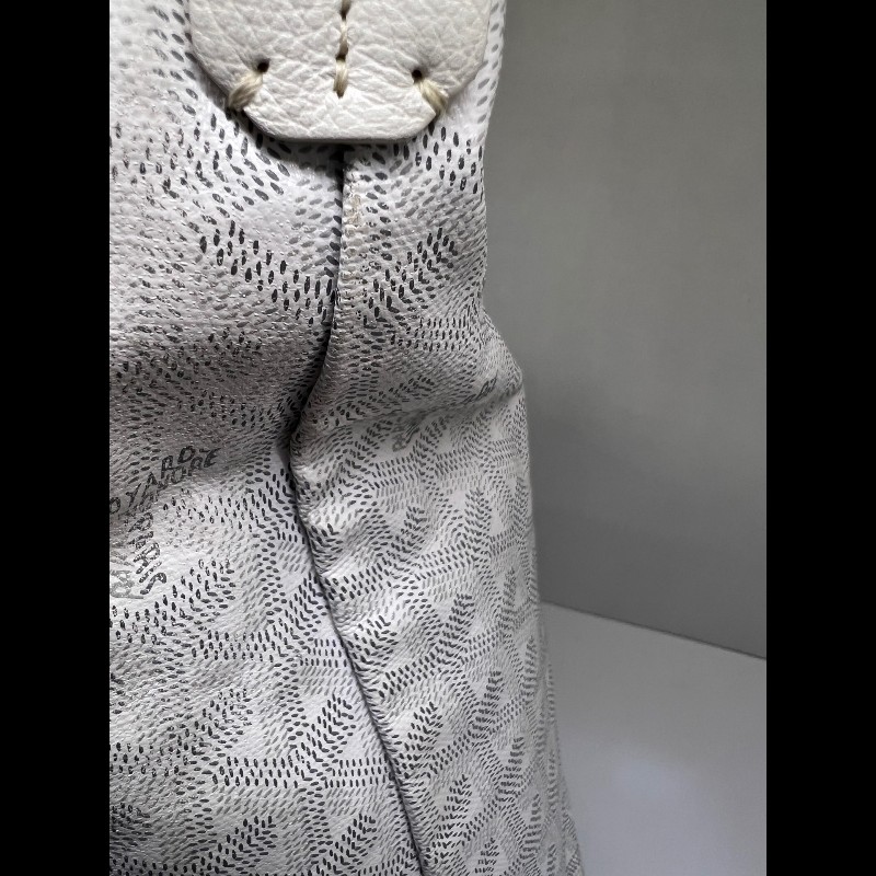 Goyard 白色滿印老花Hobo 肩背包-9