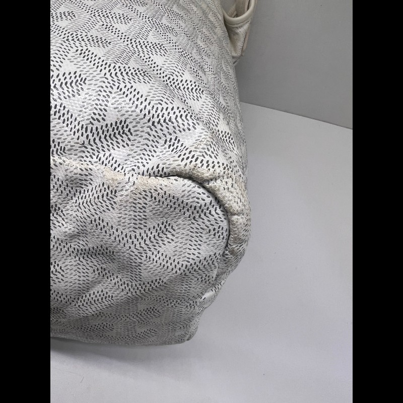 Goyard 白色滿印老花Hobo 肩背包-14