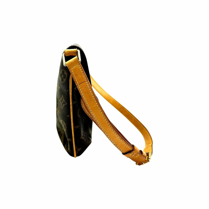 路易威登 Musette Tango 短版肩背包，Monogram 帆布材質，M51257，棕色-3