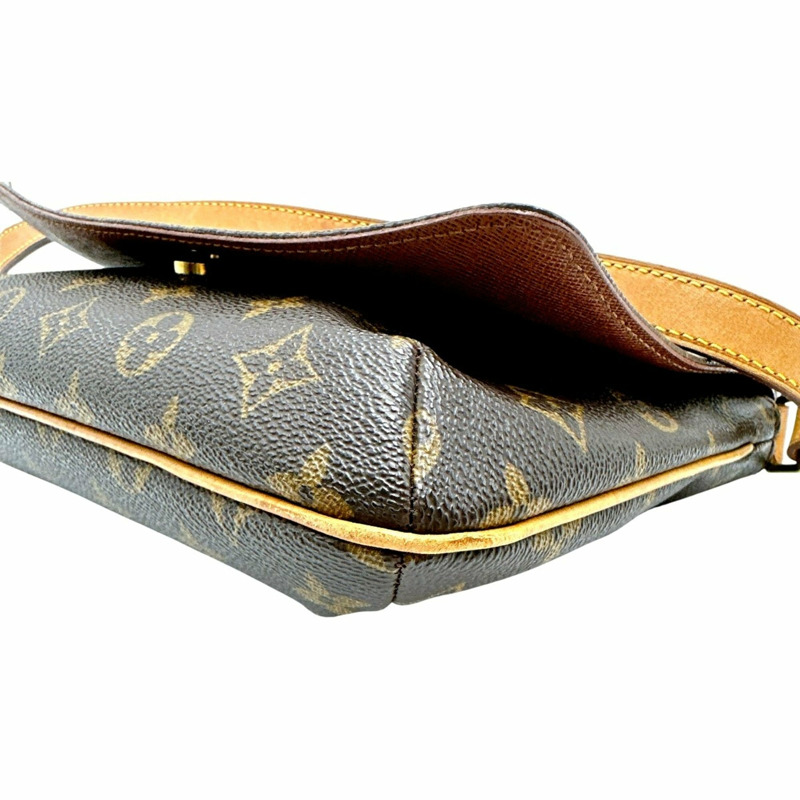 路易威登 Musette Tango 短版肩背包，Monogram 帆布材質，M51257，棕色-7