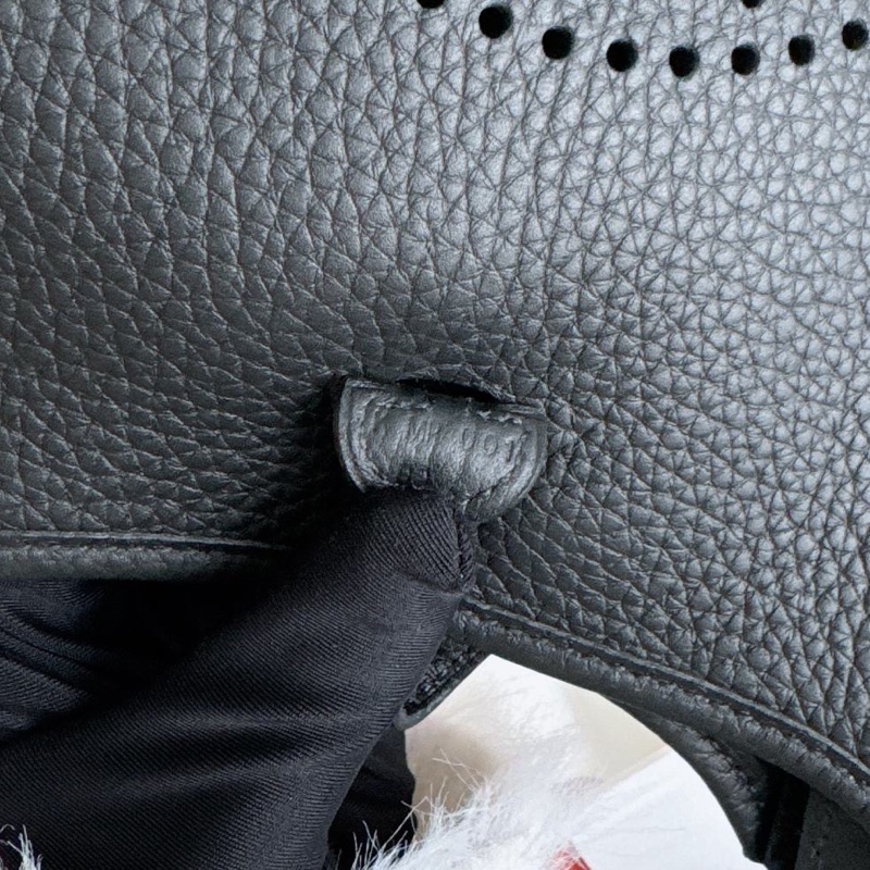 【全新品】愛馬仕Hermes evelyne mini 16伊芙琳迷你黑銀 K刻 全膜單肩背側背斜挎包-6