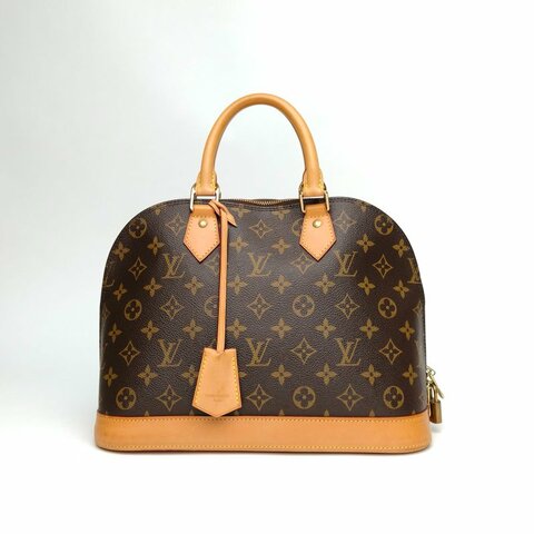 LOUIS VUITTON ALMA貝殼包小號32老花PVC2010肩背包