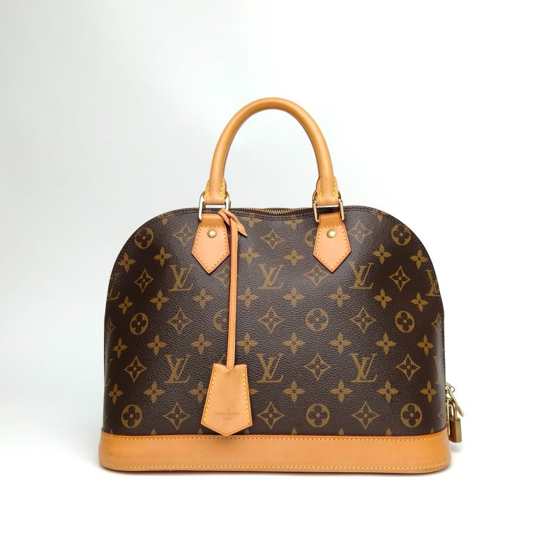 LOUIS VUITTON ALMA貝殼包小號32老花PVC2010肩背包-0