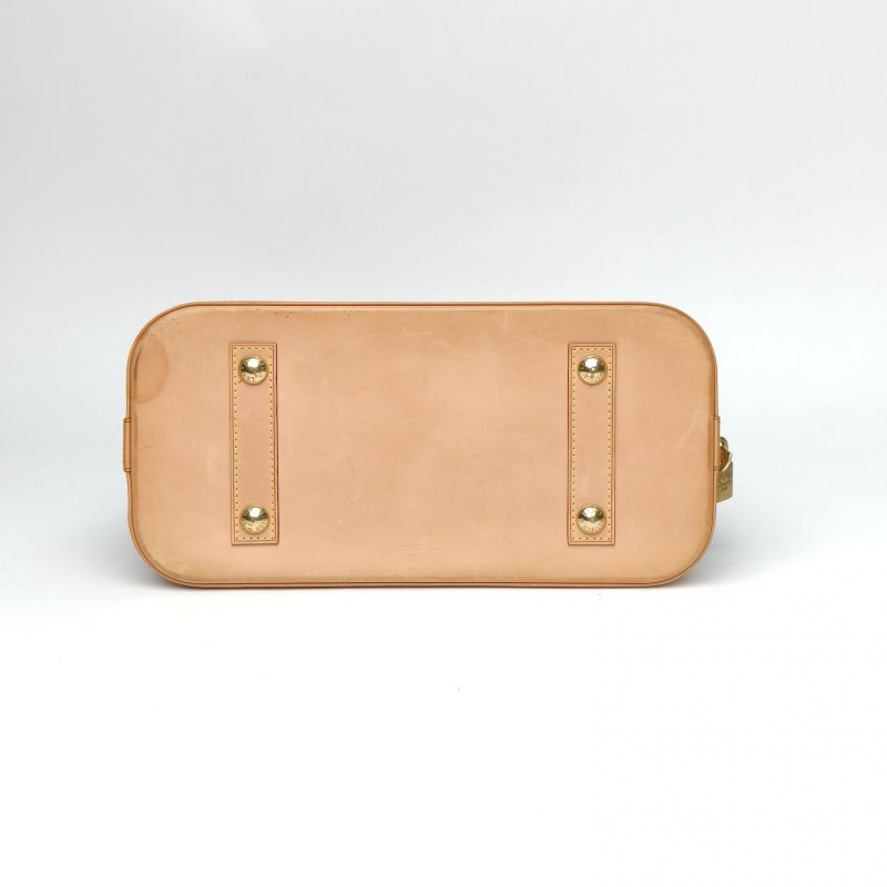 LOUIS VUITTON ALMA貝殼包小號32老花PVC2010肩背包-4