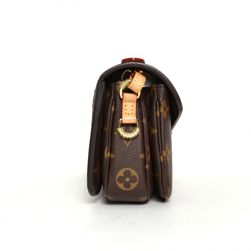 LOUIS VUITTON MetisPochetteEastWest橫版郵差包老花PVC金扣晶片肩背包-3